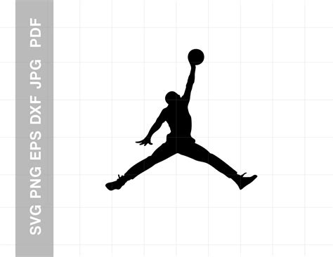 Air Jordan Jumpman Logo Fashion Clipart Svg Eps Png File Etsy