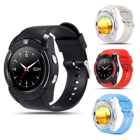 V8 Smartwatch Bluetooth Smartwatch Touch Screen Wrist Watch With Camera