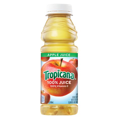 Tropicana Juice 100 Apple 152 Oz Plastic Bottle 12count Walmart