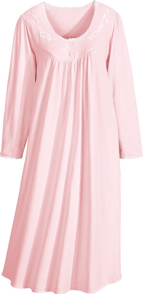 Sweet Dreams Long Sleeve Nightgown Night Gown Cotton Gowns Night Dress