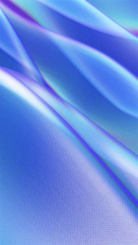 Download Wallpaper 540x960 Abstract Flow Waves Neon Blue Surface