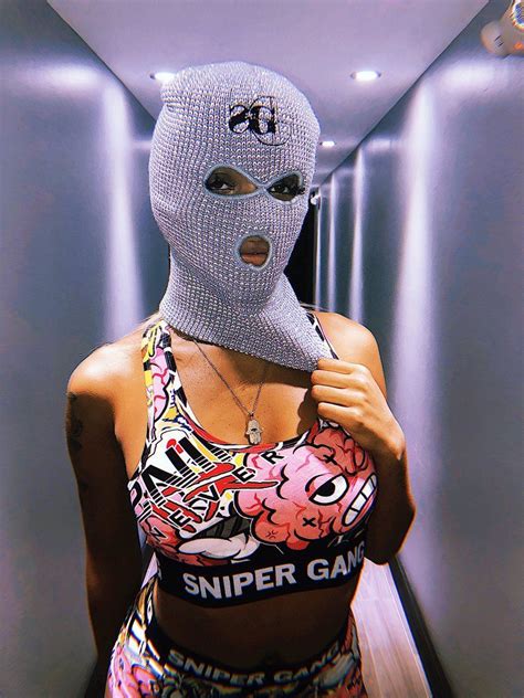 Here's number 1 out of… Reflective 3M Ski Mask (Grey) (With images) | Gangsta girl ...