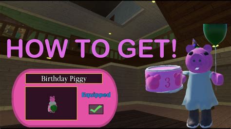 How To Get The New Birthday Piggy Skin In Piggy Book 2 But 100 Players