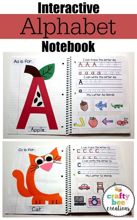 50 simple & fun alphabet activities for preschoolers. Interactive Alphabet Notebook | Preschool letters ...