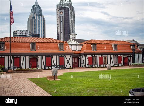 July 2017 Mobile Al The Reconstructed Fort Conde Fort Charlotte In