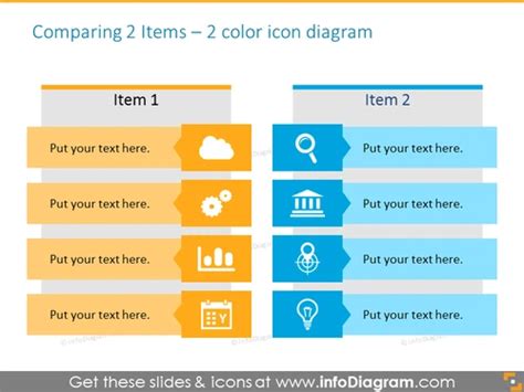 Comparison Table Two Columns With Icons