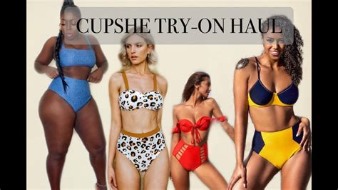 cupshe swimwear try on haul 2020 youtube