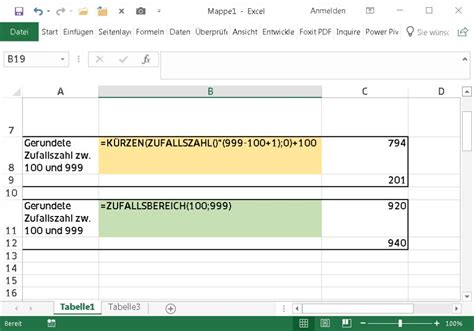Excel Gib Mir Zufallszahlen Zwischen X Und Y Pctipp Ch