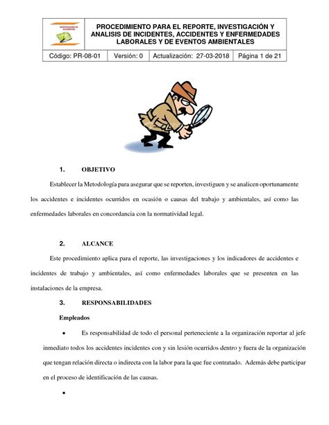 Calaméo Reporte Investigacion Y Analisis De Accidentes