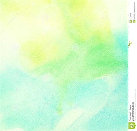 Light Blue Painted Watercolor Background Stock Illustration Image
