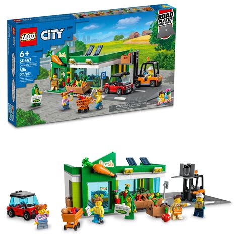 Lego City Grocery Store 60347 Building Set 404 Pieces