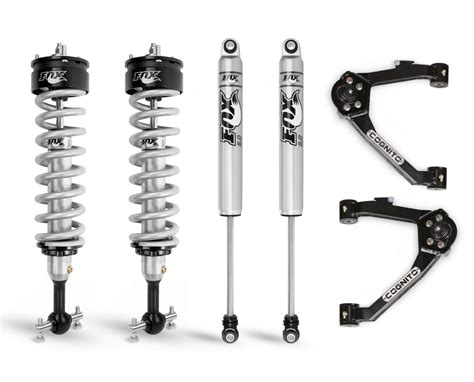 Cognito 3 Inch Performance Leveling Kit With Fox 2 0 Ifp Shocks For 14 18 Silverado Sierra 1500