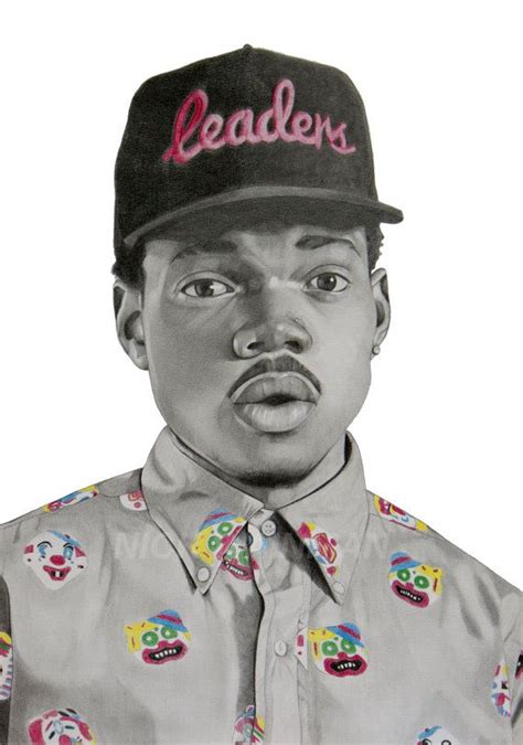 Chance The Rapper Print Limited Edition Etsy Rapper Art Chance The
