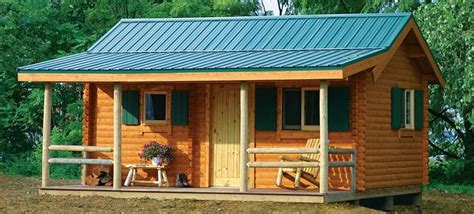 Small Log Cabin Kit Homes Small Amish Built Log Cabins Amish Built