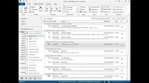 Outlook Customize The Inbox YouTube