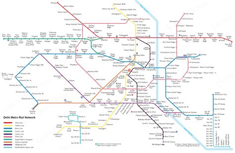 Delhi Metro Blue Line Hd Route Map Fare Stations Timings Latest News
