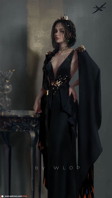 Wlop Hobbyist Digital Artist Deviantart Fantasy Dress Fairytale