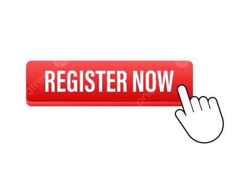 Register Now Clipart Hd Png Register Now With Cursor Button Shape