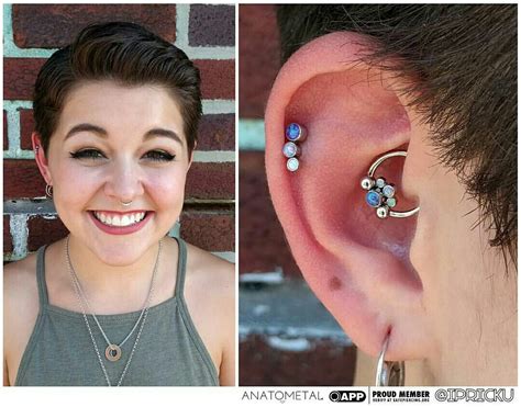 Daith And Helix Piercing Piercings By Paul