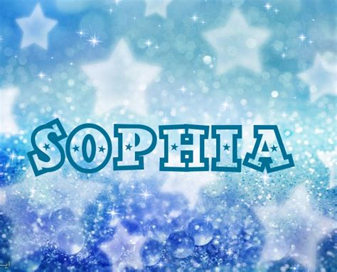 A female given name from ancient greek, borne by an early christian saint, and by european royalty. Pictures with names Sophia.