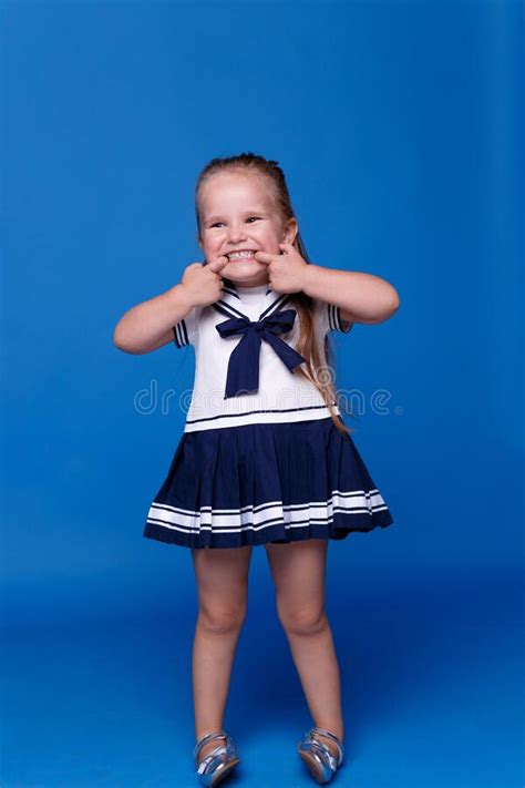 Portrait Of A Little Amazing Girl With Blue Eyes Stock Image Image Of Innocence Camera 25615023