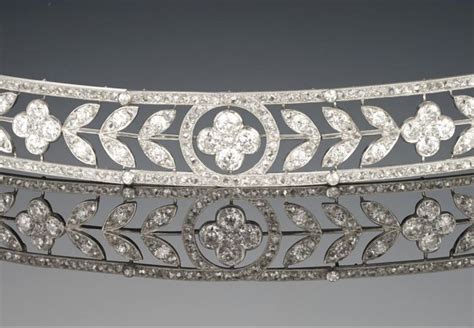 Antique Bandeau Tiara Detail France Ca 1910 Made By Boucheron