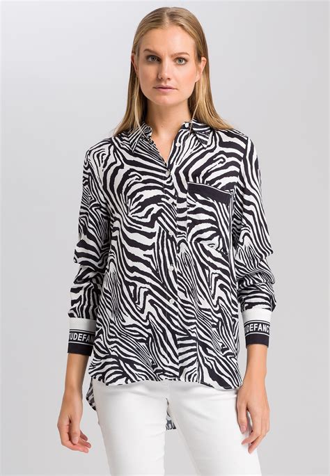 Blouse In Zebra Print Blouses Fashion