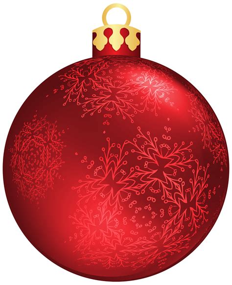 Red Christmas Ball Png Clip Art