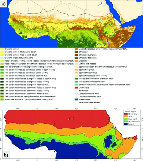 Study Area African Sahel Sudano Guinean Region A Land Cover Map