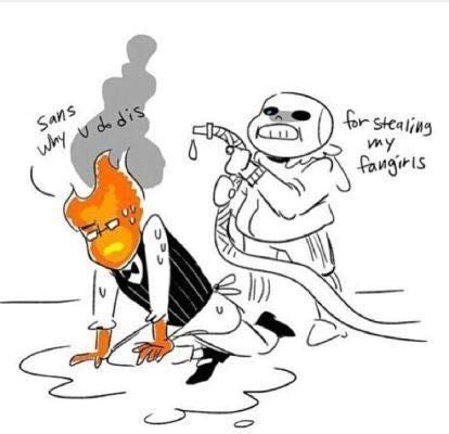 What S Wrong Sans Is Grillby To Hot For You Sans Undertale Undertale Funny Undertale Memes