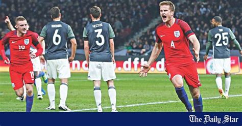 England Stun Germany The Daily Star