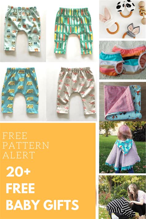 Easy printable sewing patterns free. FREE PATTERN ALERT: 20+ Free Baby Gifts Patterns! | On the ...