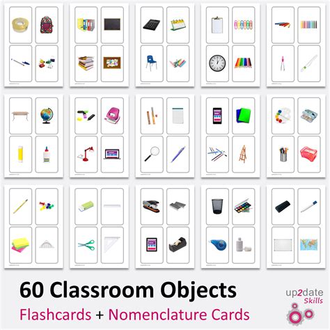 Classroom Objects Flashcards