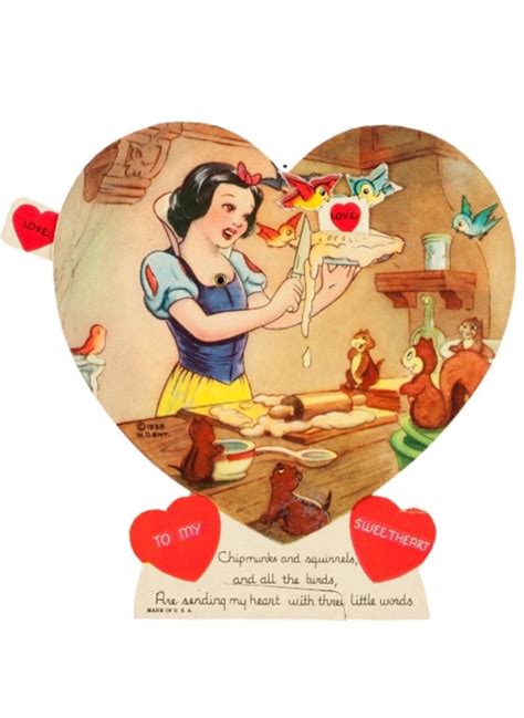Its That Girl Again Vintage Valentine Cards Disney Valentines