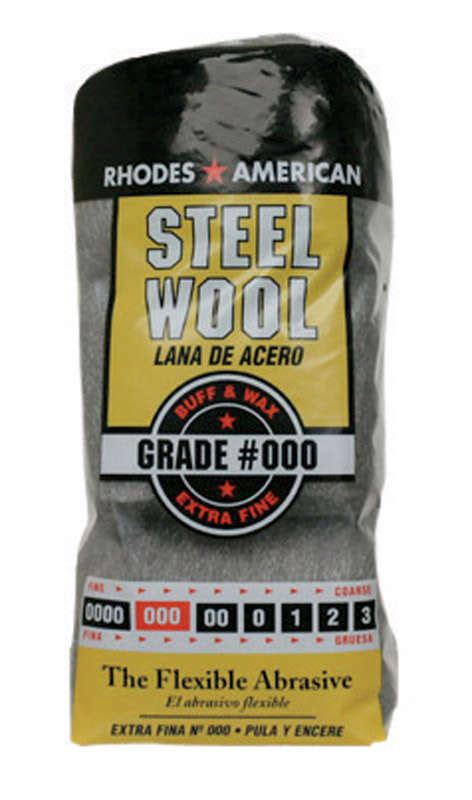 Rhodes American 000 Grade Extra Fine Steel Wool Pad 12 Pk Ace Hardware
