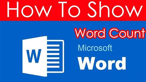 How To Show Word Count In Microsoft Word 2016 Youtube