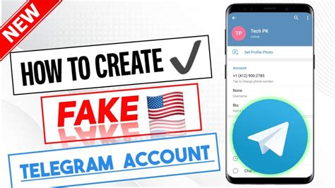 How To Create Telegram Account Without Phone Numbertelegram Fake