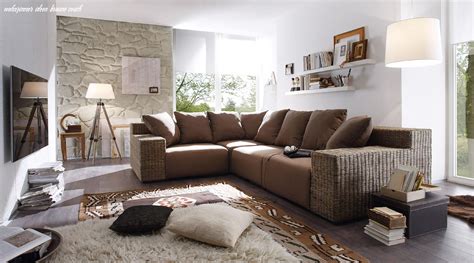 Wohnzimmer Ideen Braune Couch - Wohnzimmer Idee