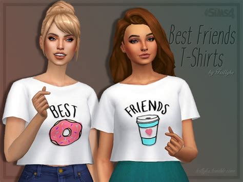 Best Friends T Shirts At Trillyke Sims 4 Updates
