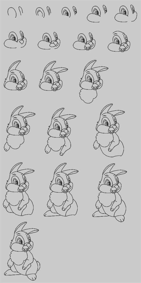 On the left side of the head, draw a small oval as. 40 Easy Step By Step Art Drawings To Practice | Disney ...