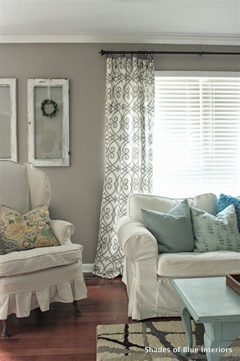 4.4 out of 5 stars 112. No-Sew Tutorial: Curtains | Living room windows, Window ...