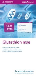 Glutathion Mse Magensaftresistente Kapseln St Bei Aponeo Kaufen