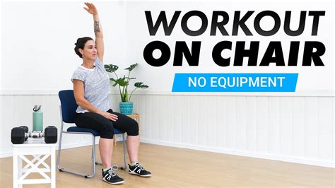 25 Min Chair Workout Exercise Sitting Down Great For Seniors