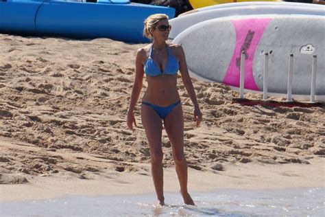 Camille Grammer In Bikini On The Beach In Hawaii Hawtcelebs