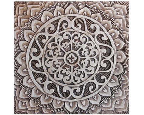 Mandala Ceramic Art Ceramic Tile Decorative Tile Etsy