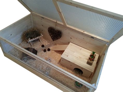 Large Indoor Guinea Pig Cage With Roof 120x60cm Etsy