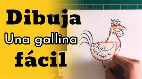 Cómo Dibujar Una Gallina Usando Formas Básicas Youtube