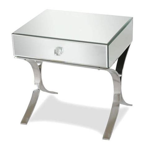 Iconic Mirrored Bedside Table By Out There Interiors