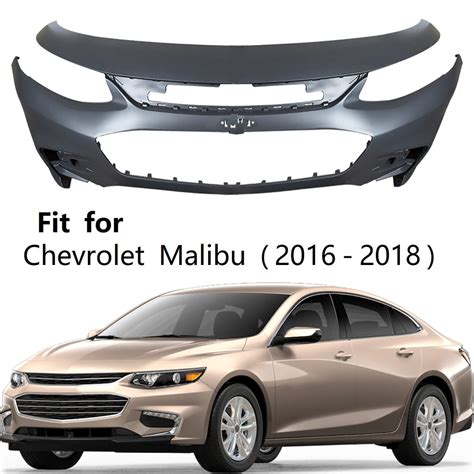 Fit For Chevrolet Malibu Unpainted Front Bumper Cover No