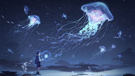Underwater Jellyfish Dream 5k Wallpapers Wallpapers Hd